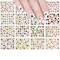 Wrapables 24 Sheets Falala Christmas Nail Stickers Holiday Nails Set Nail Art Sheets